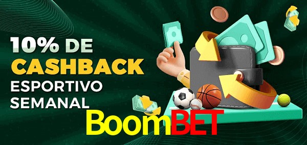 10% de bônus de cashback na Boombet
